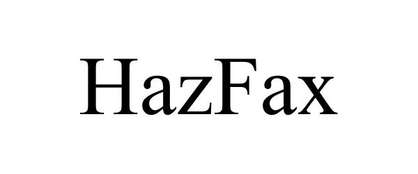  HAZFAX