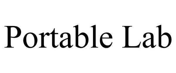 Trademark Logo PORTABLE LAB