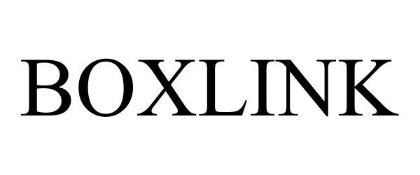 Trademark Logo BOXLINK