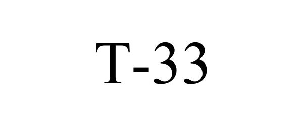 Trademark Logo T-33