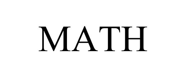 Trademark Logo MATH