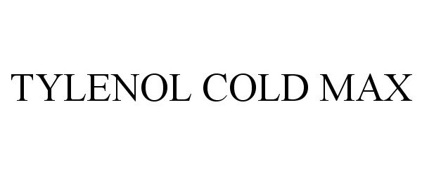 Trademark Logo TYLENOL COLD MAX