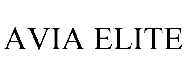 Trademark Logo AVIA ELITE