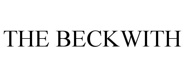  THE BECKWITH
