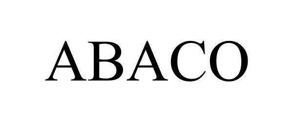 Trademark Logo ABACO