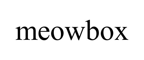 Trademark Logo MEOWBOX