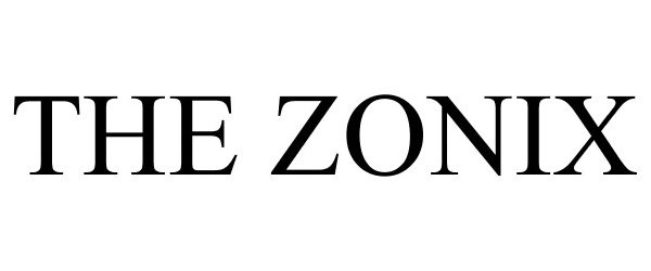 Trademark Logo THE ZONIX