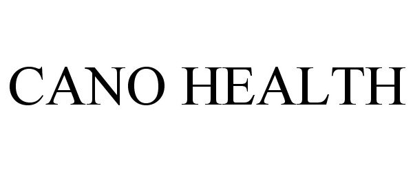 Trademark Logo CANO HEALTH