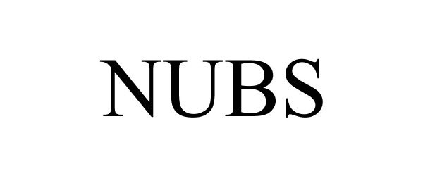 Trademark Logo NUBS