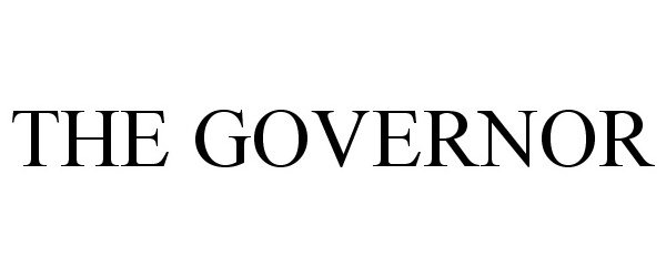 Trademark Logo THE GOVERNOR