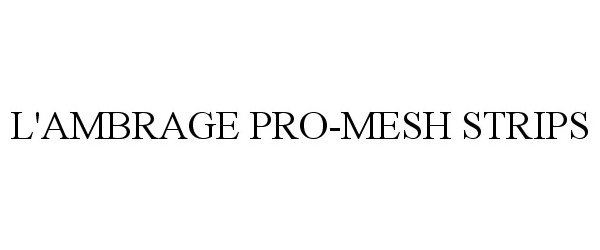 Trademark Logo L'AMBRAGE PRO-MESH STRIPS