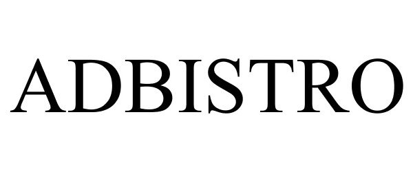 Trademark Logo ADBISTRO