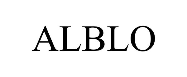 Trademark Logo ALBLO