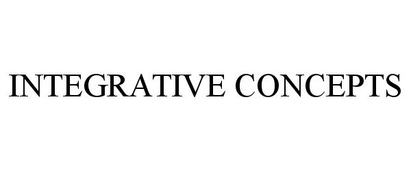 Trademark Logo INTEGRATIVE CONCEPTS