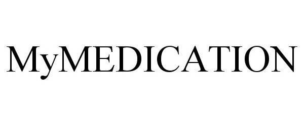 Trademark Logo MYMEDICATION