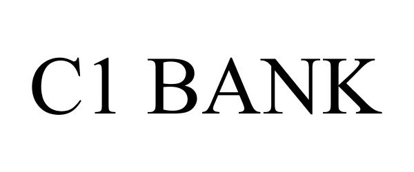 Trademark Logo C1 BANK