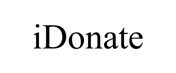 Trademark Logo IDONATE