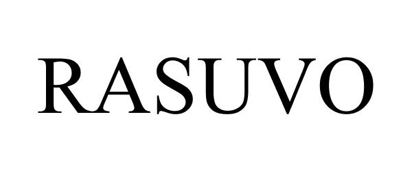 Trademark Logo RASUVO