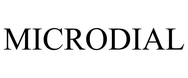 Trademark Logo MICRODIAL