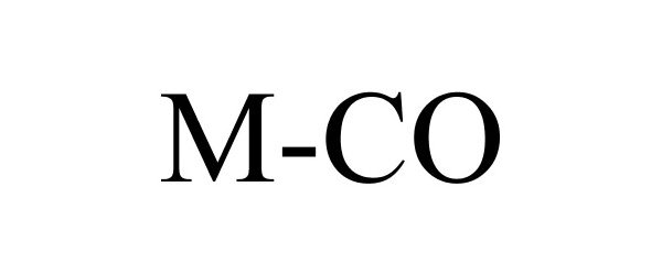 Trademark Logo M-CO