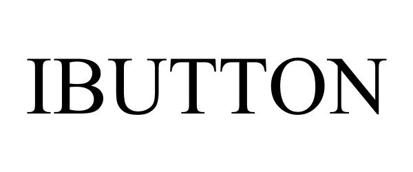 Trademark Logo IBUTTON