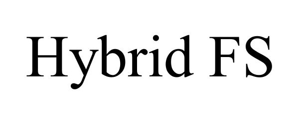 Trademark Logo HYBRID FS