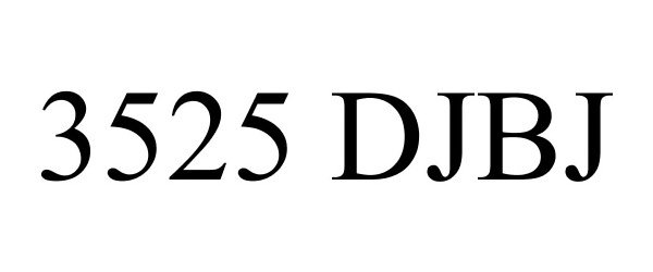 Trademark Logo 3525 DJBJ