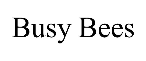 Trademark Logo BUSYBEES