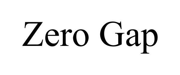 Trademark Logo ZERO GAP
