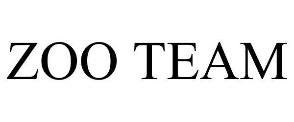 Trademark Logo ZOO TEAM