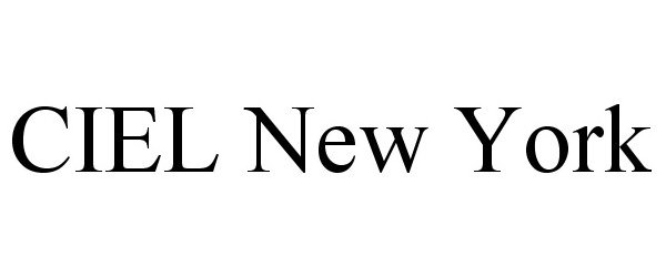 Trademark Logo CIEL NEW YORK