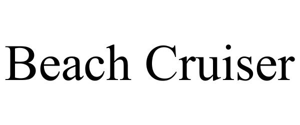 Trademark Logo BEACH CRUISER