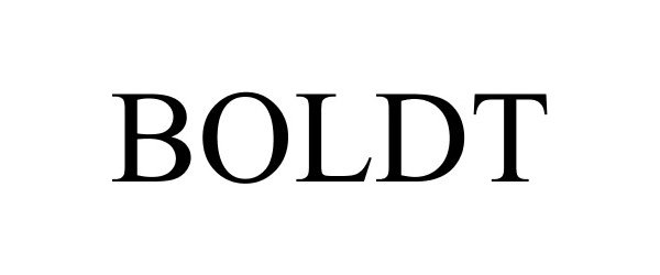 Trademark Logo BOLDT