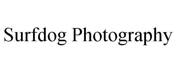 Trademark Logo SURFDOG PHOTOGRAPHY