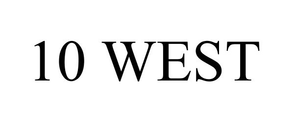 Trademark Logo 10 WEST