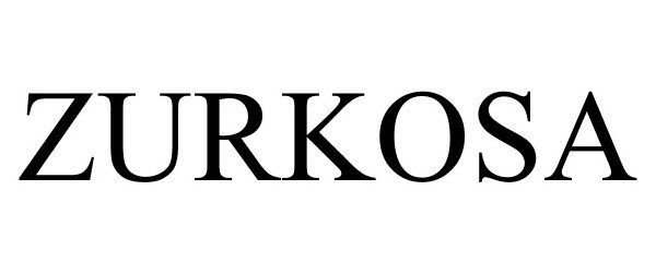 Trademark Logo ZURKOSA
