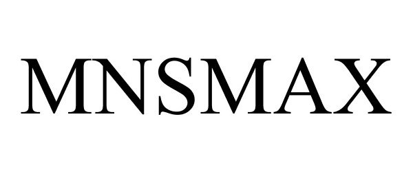 Trademark Logo MNSMAX