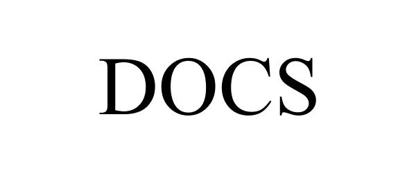 Trademark Logo DOCS