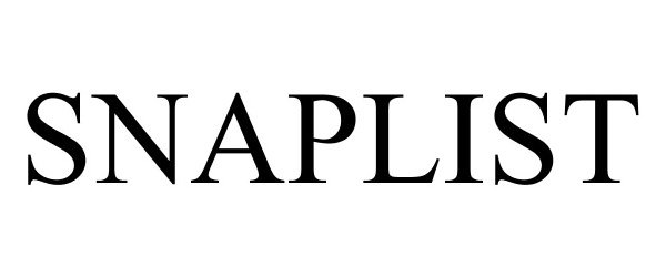 Trademark Logo SNAPLIST