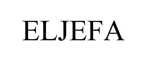 Trademark Logo ELJEFA