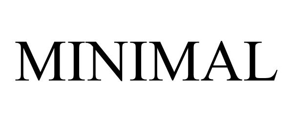 Trademark Logo MINIMAL