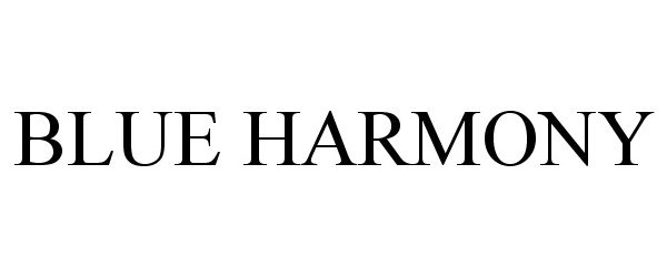 Trademark Logo BLUE HARMONY