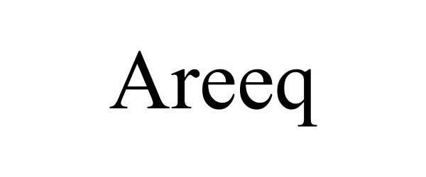 Trademark Logo AREEQ