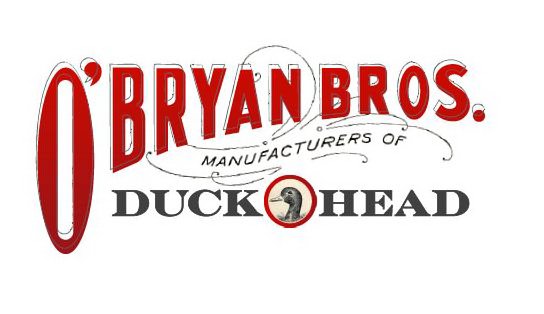Trademark Logo O'BRYAN BROS. MANUFACTURERS OF DUCK HEAD