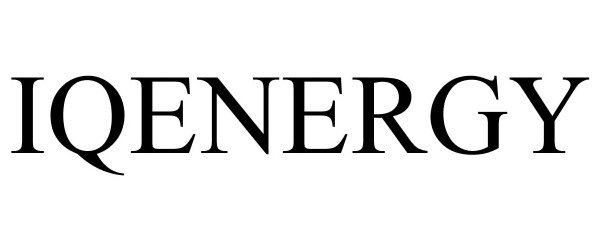 Trademark Logo IQENERGY