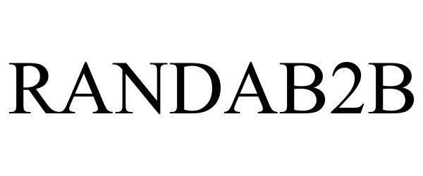 Trademark Logo RANDAB2B