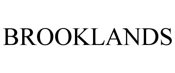 Trademark Logo BROOKLANDS