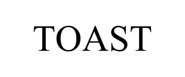 Trademark Logo TOAST