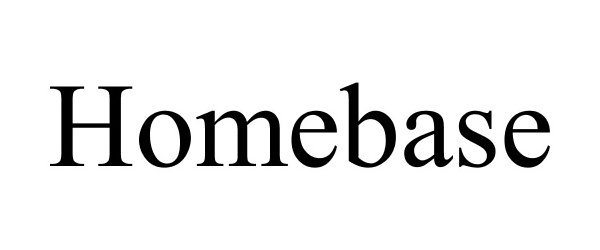 Trademark Logo HOMEBASE