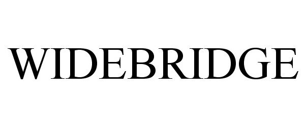 Trademark Logo WIDEBRIDGE